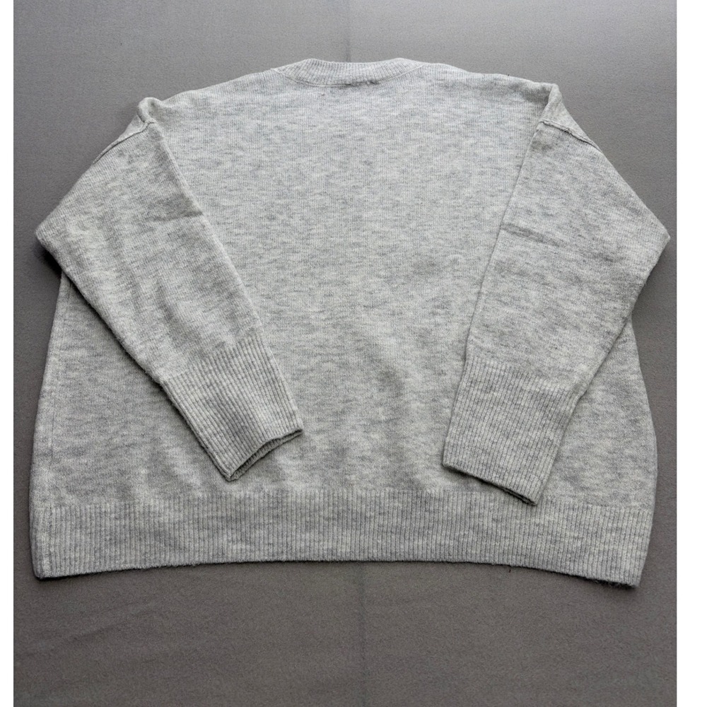 Vince Camuto Heather Gray Crewneck Oversized Sweater CV3452240 Womens Large Soft - Picture 2 of 7